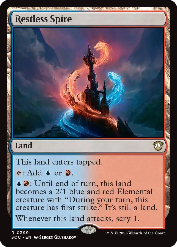 Restless Spire [399] [Secrets of Strixhaven: Commander] [Non-Foil]