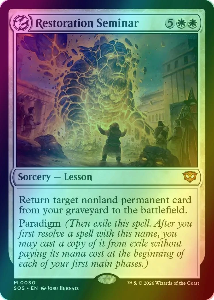 Restoration Seminar [30] [Secrets of Strixhaven] [Foil]