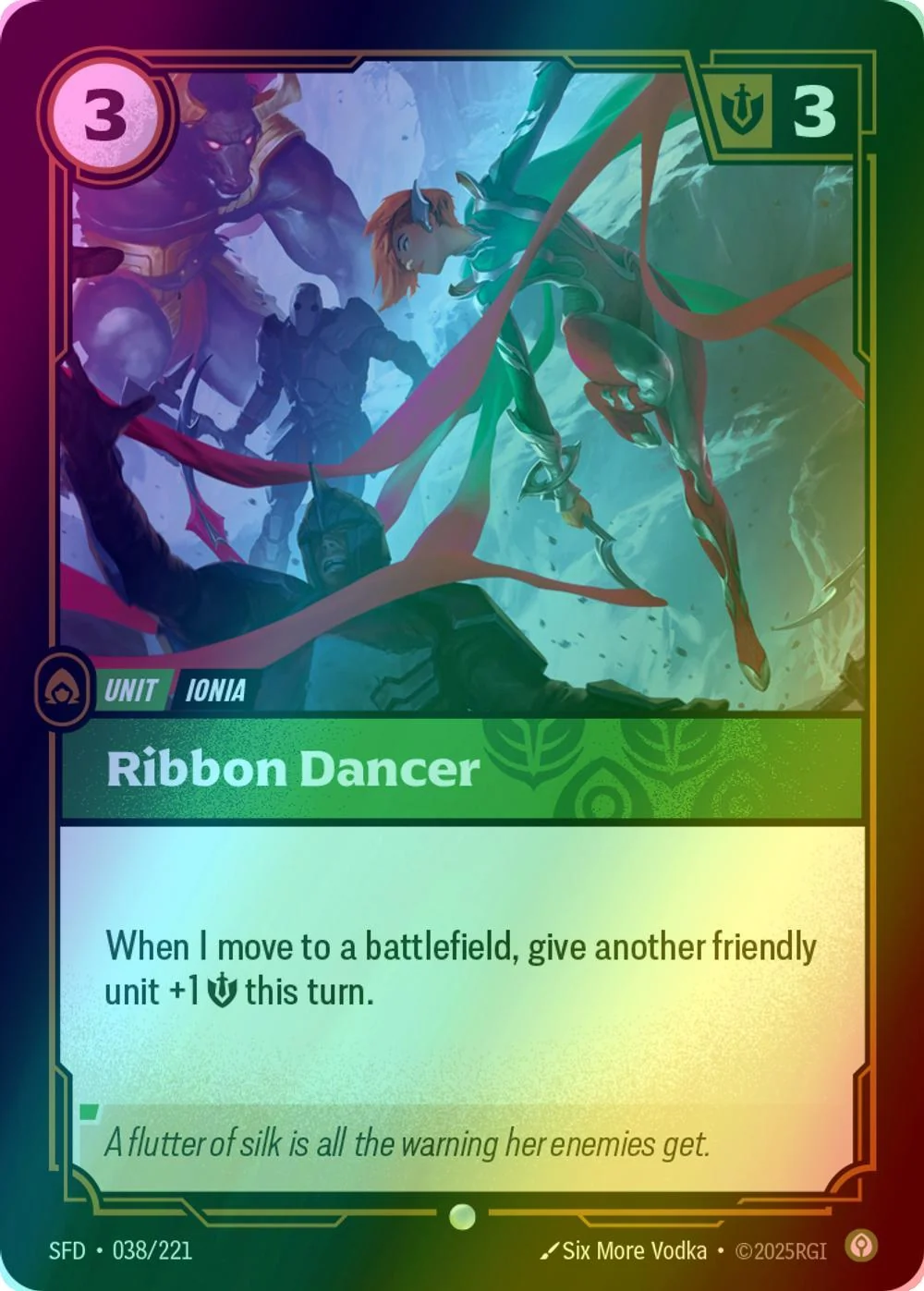 Ribbon Dancer - 038/221 [Spiritforged] [Foil]