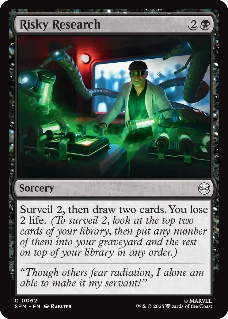 Risky Research [62] [Marvel's Spider-Man] [Non-Foil]