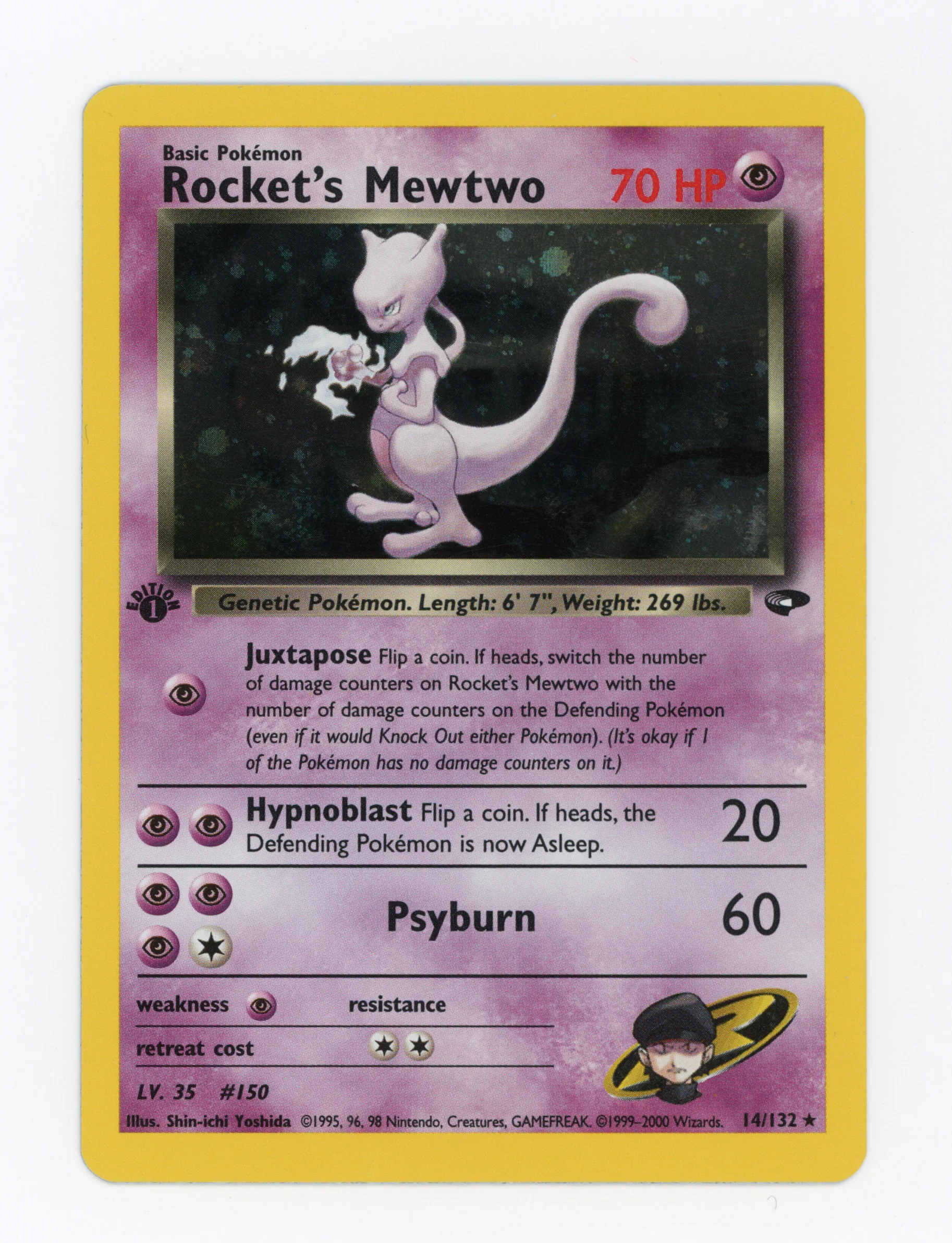 Rocket's Mewtwo — Rare|1st Edition|Holo — ID 17665