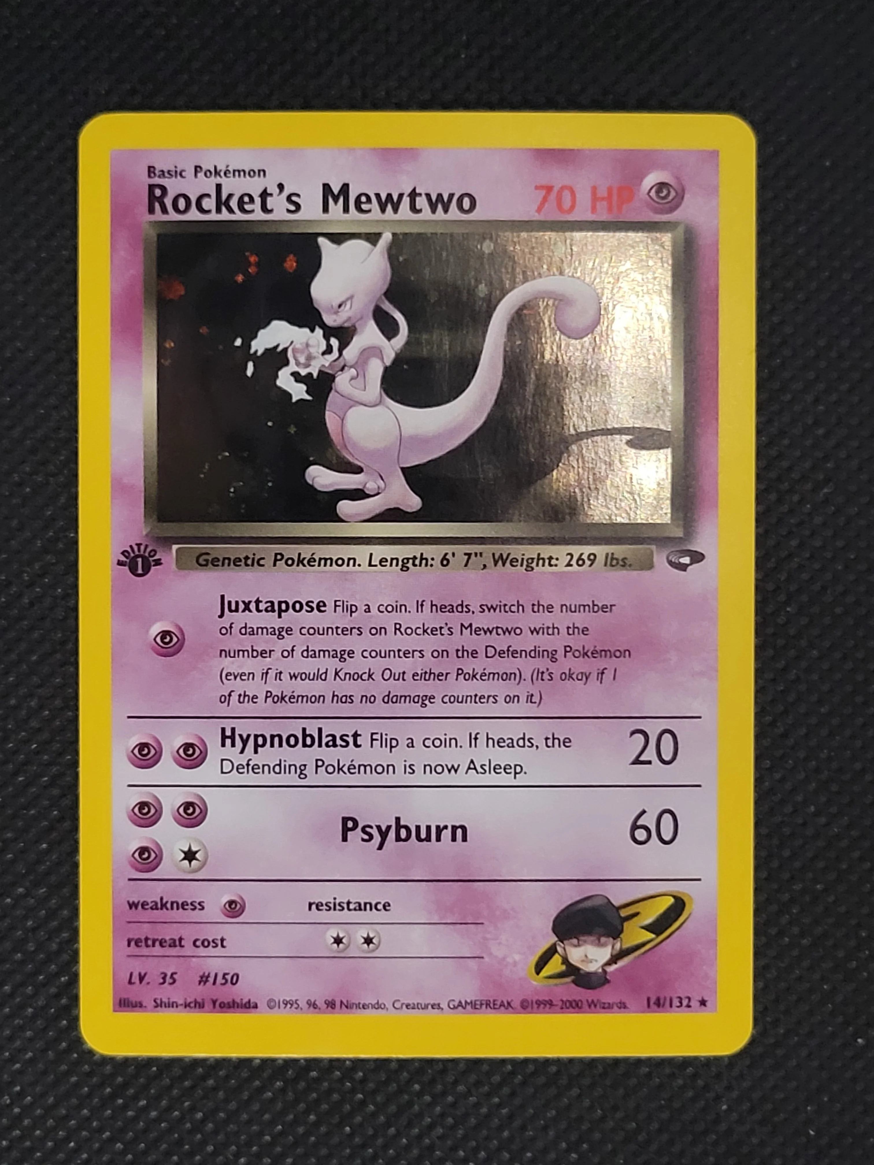 Rocket's Mewtwo — Rare|1st Edition|Holo — ID 17665 - Image 3