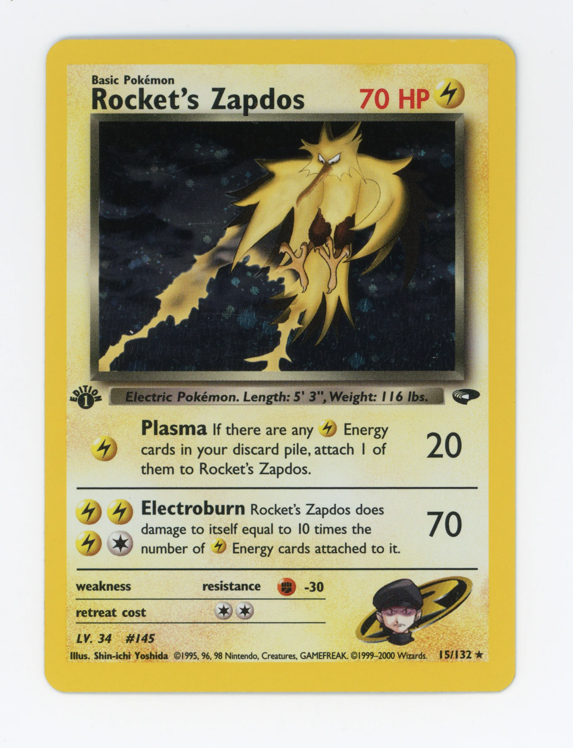Rocket's Zapdos — Rare|1st Edition|Holo — ID 17666