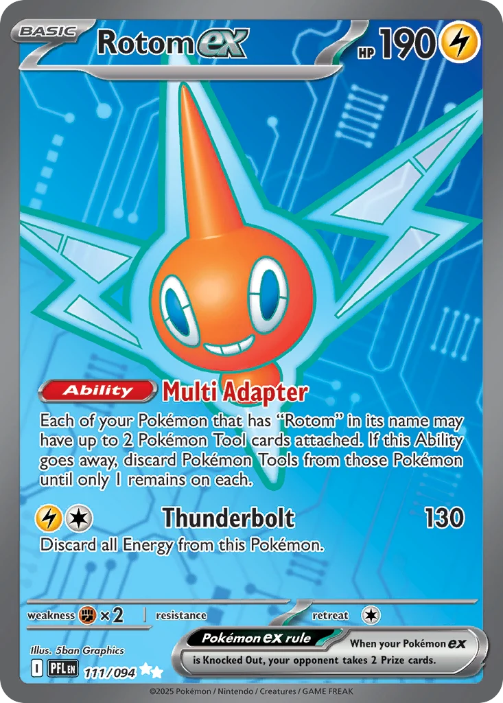 Rotom ex - 111/094 - Ultra Rare [me02-111] [Ultra]