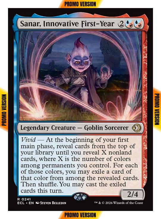 Sanar, Innovative First-Year [241p] [Promo Pack] [Lorwyn Eclipsed: Promos] [Non-Foil]