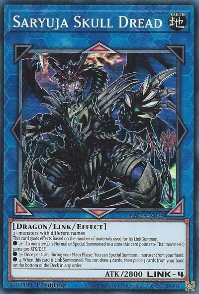 Saryuja Skull Dread - RA05-EN053 - Super Rare - 1st Edition