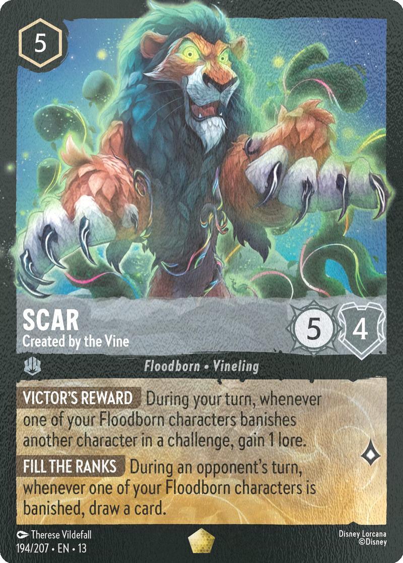 Scar - Created by the Vine - 194/204 [Attack of the Vine!] [Cold Foil]