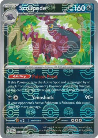Scolipede - Poké Ball Pattern - 056/086 - Uncommon [sv105b-056] [Reverse Holo]
