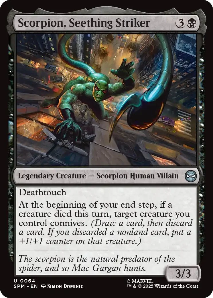 Scorpion, Seething Striker [64] [Marvel's Spider-Man] [Non-Foil]