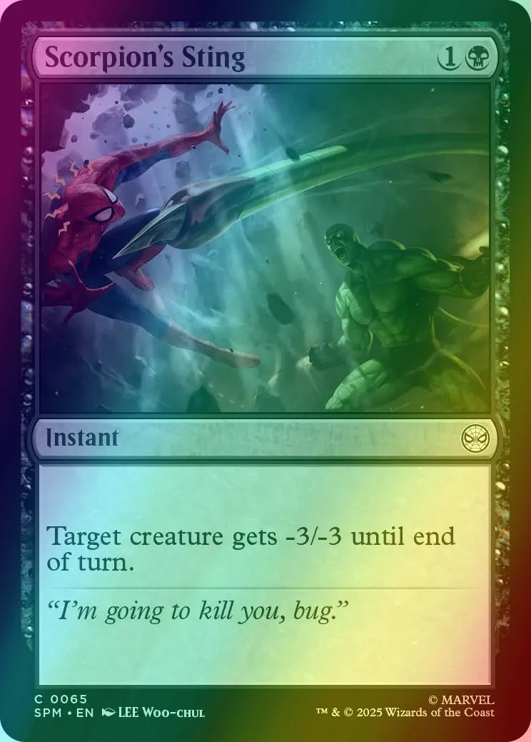 Scorpion's Sting [65] [Marvel's Spider-Man] [Foil]