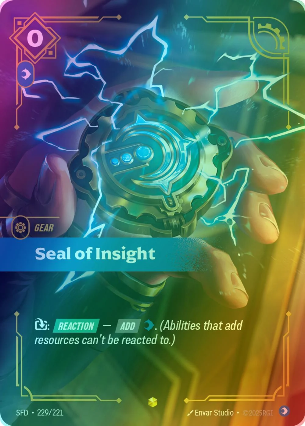 Seal of Insight (Overnumbered) - 229/221 [Spiritforged] [Foil]