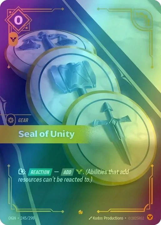Seal of Unity - 245/298 [Origins] [Foil]