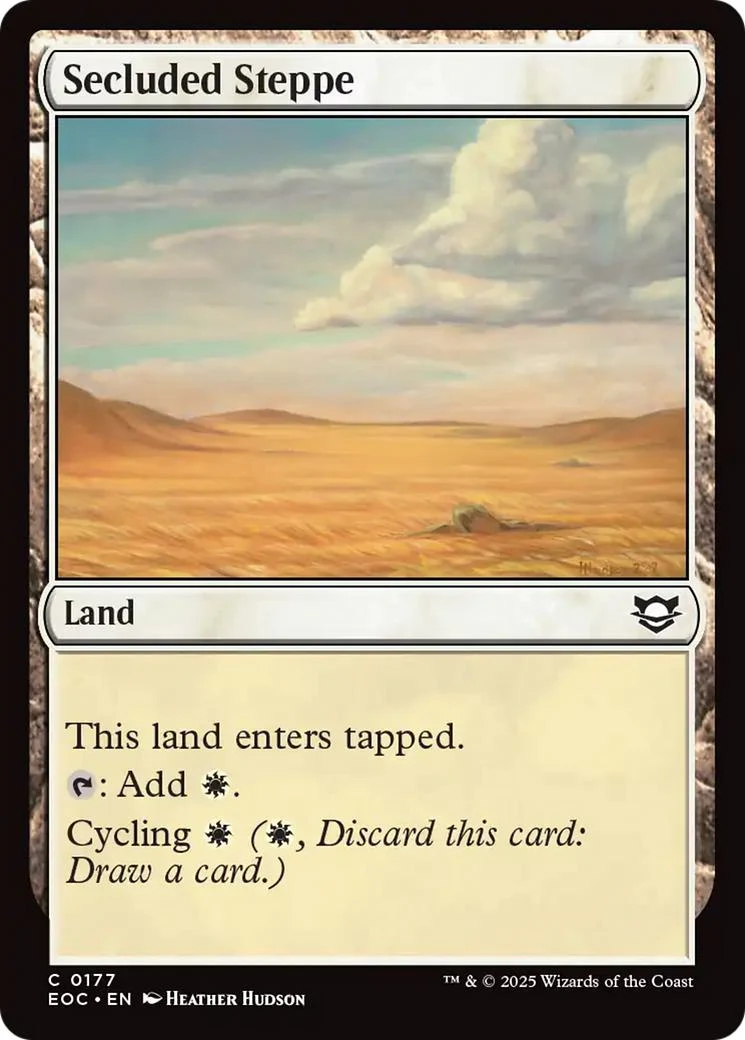 Secluded Steppe [177] [Edge of Eternities: Commander] [Non-Foil]