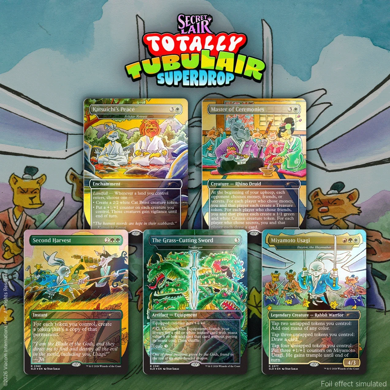 Secret Lair Drop Series - Featuring: Stan Sakai - Foil Edition