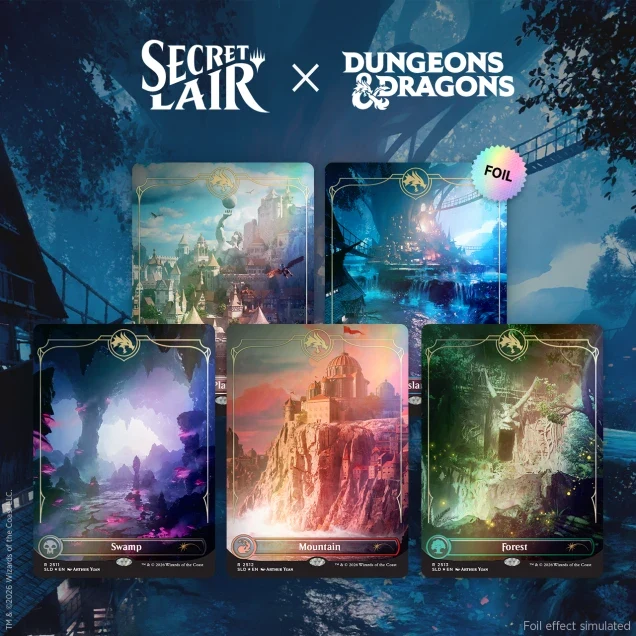 Secret Lair Drop Series - Secret Lair x Dungeons & Dragons: Lands of the Forgotten Realms - Foil Edition