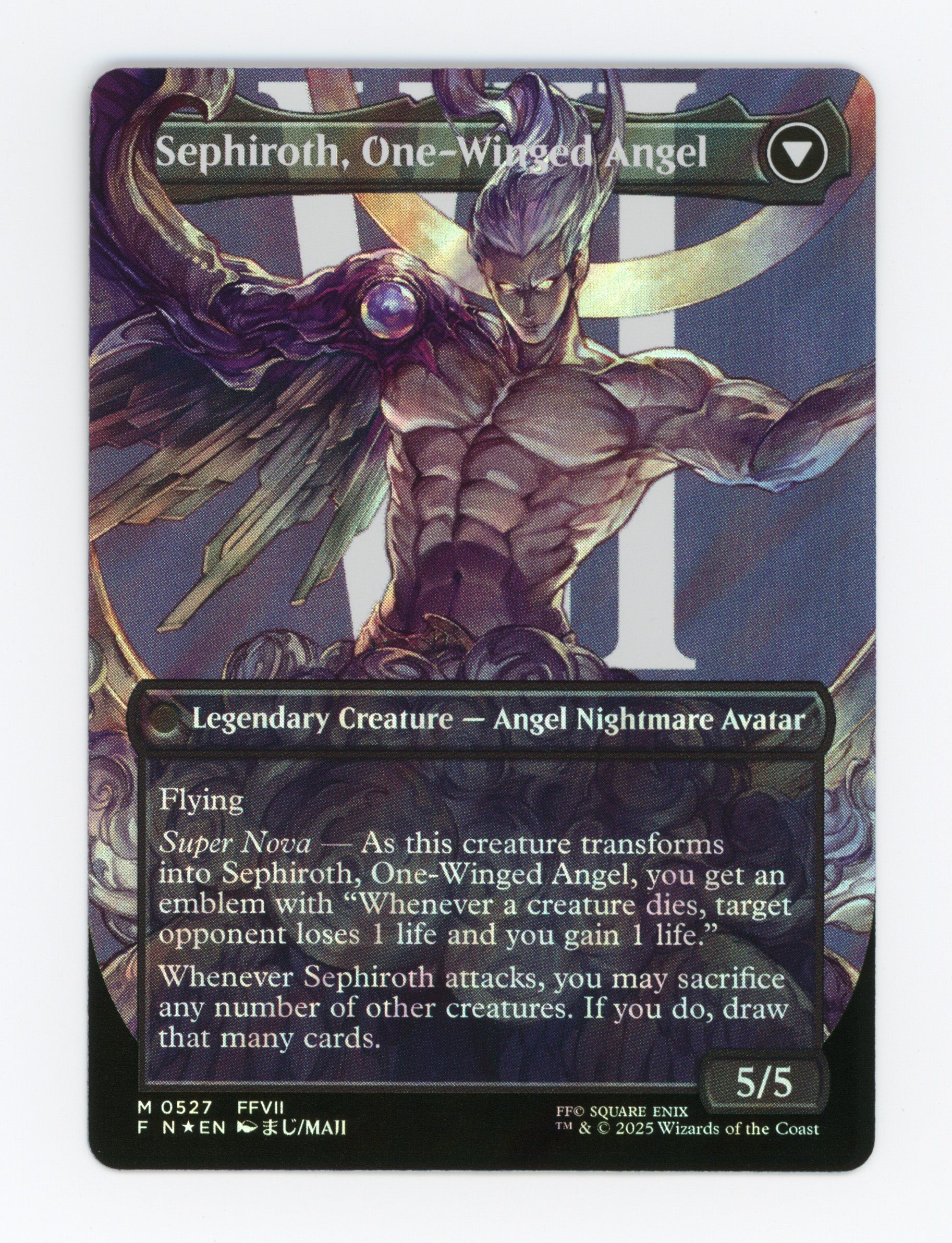 Sephiroth, Fabled SOLDIER // Sephiroth, One-Winged Angel — Borderless|Character|Surge Foil — ID 17612 - Image 2
