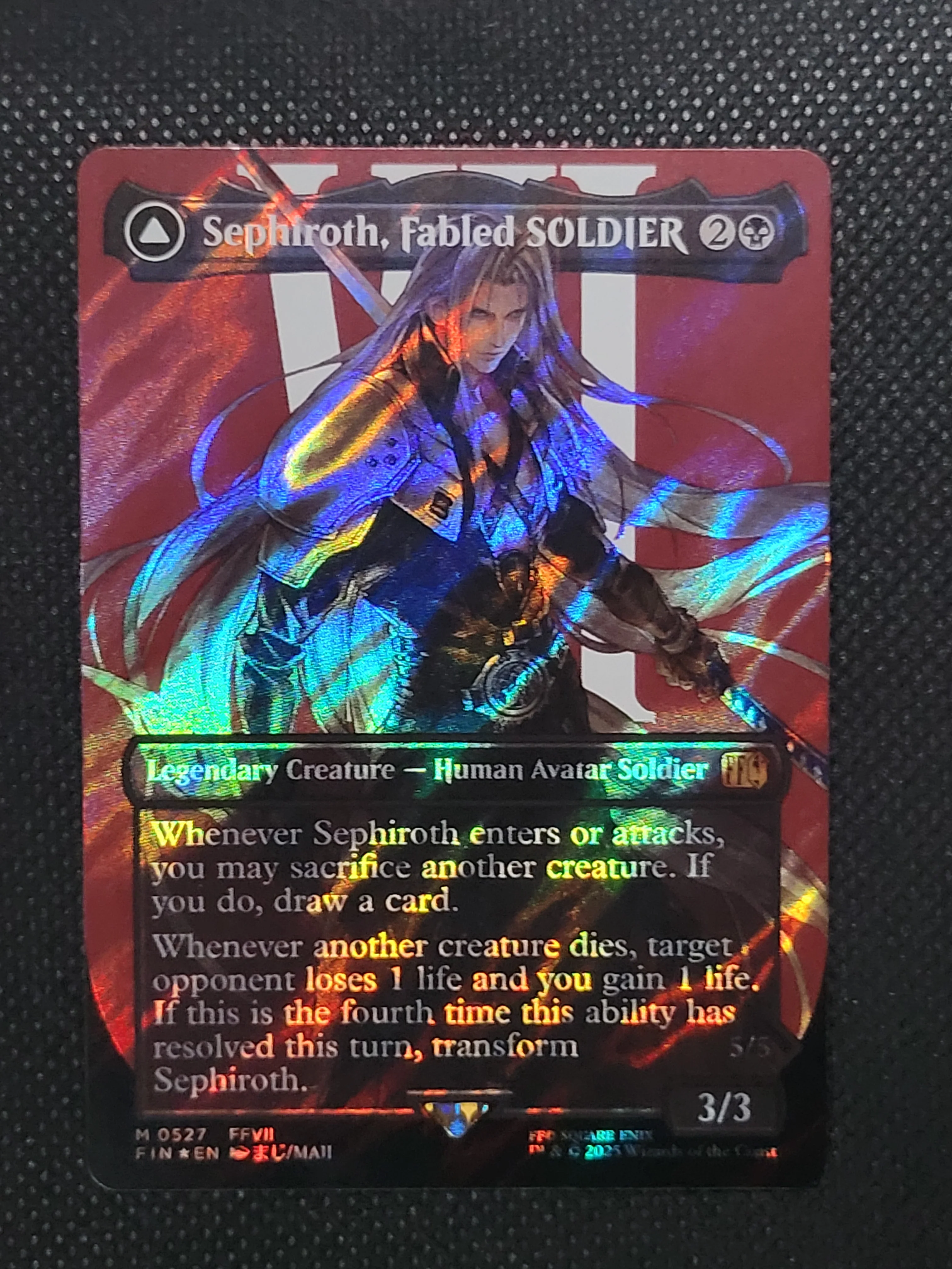 Sephiroth, Fabled SOLDIER // Sephiroth, One-Winged Angel — Borderless|Character|Surge Foil — ID 17612 - Image 3