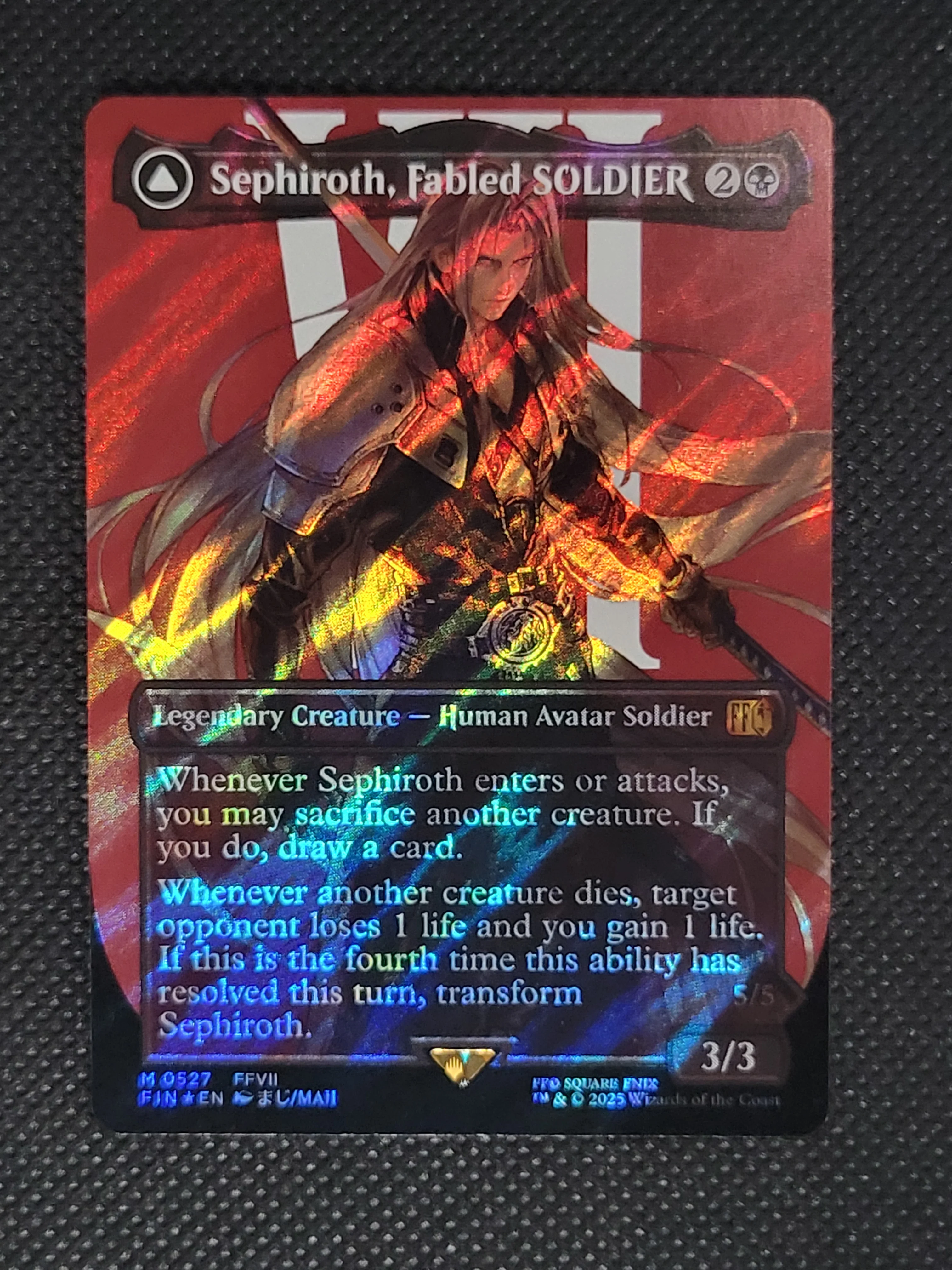 Sephiroth, Fabled SOLDIER // Sephiroth, One-Winged Angel — Borderless|Character|Surge Foil — ID 18054 - Image 3