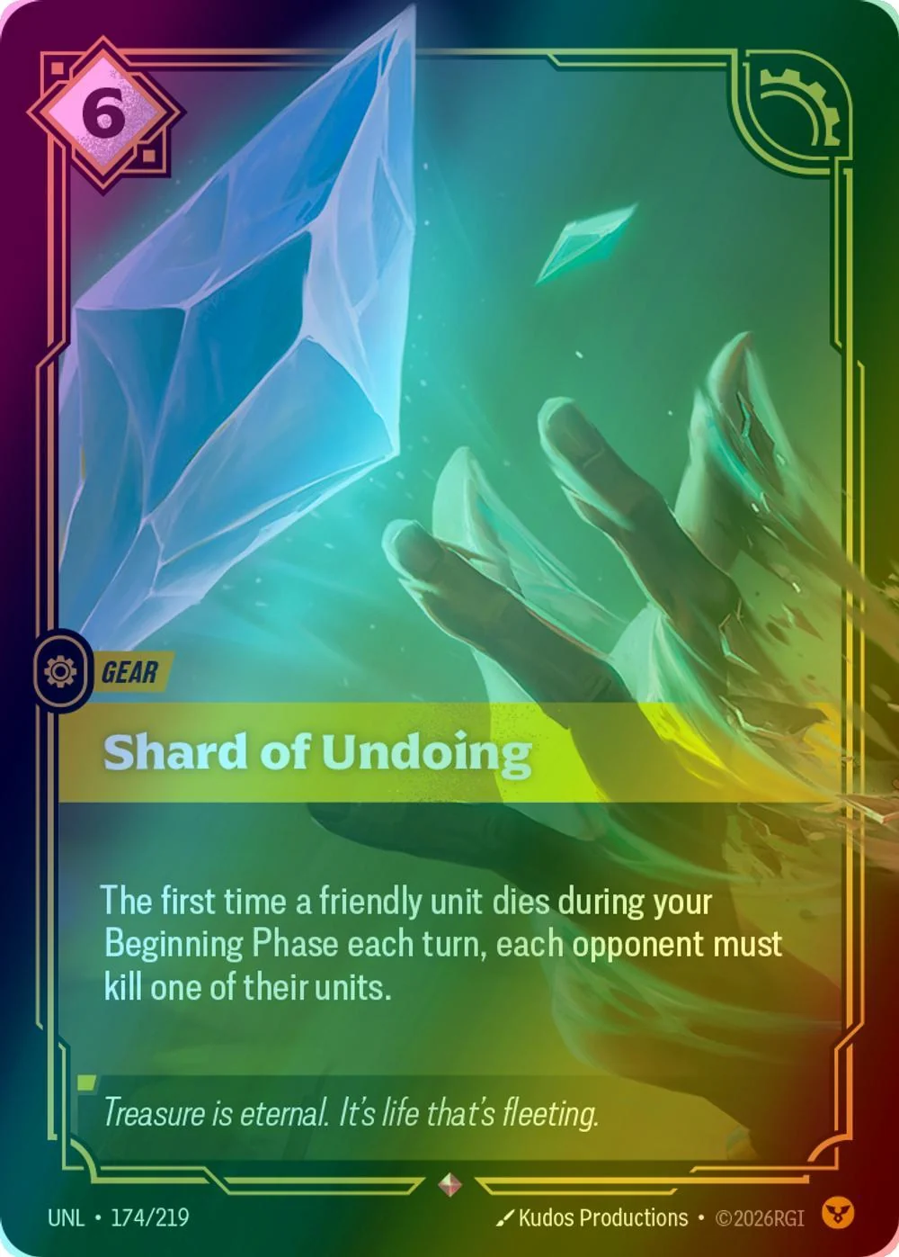 Shard of Undoing - 174/219 [Unleashed] [Foil]