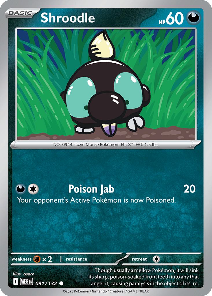 Shroodle - 091/132 - Common [me01-091] [Non-Holo]