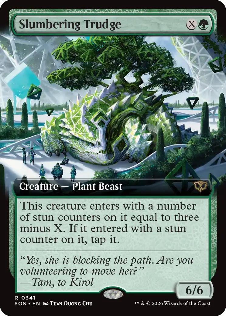 Slumbering Trudge [341] [Extended Art] [Secrets of Strixhaven] [Non-Foil]