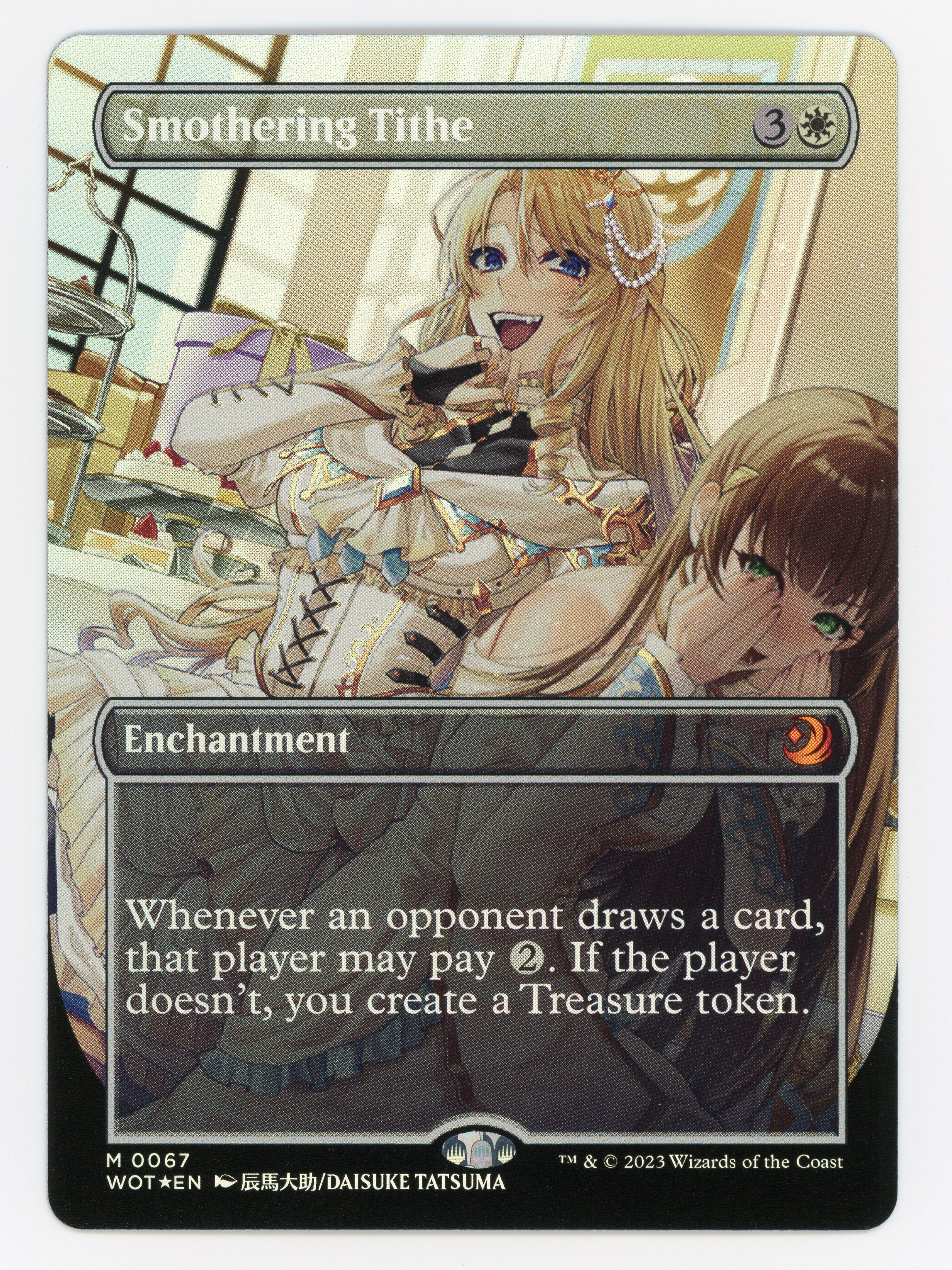 Smothering Tithe — Borderless|Anime|Foil — Scan 16034