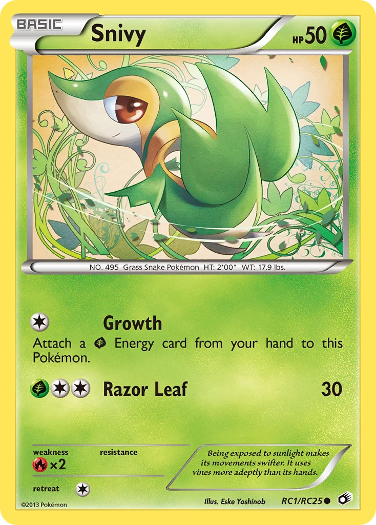 Snivy - RC1/RC25 - Common [bw11-RC1] [Holo]