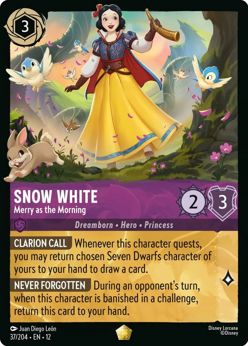 Snow White - Merry as the Morning - 37/204 [Wilds Unknown] [Non-Foil]