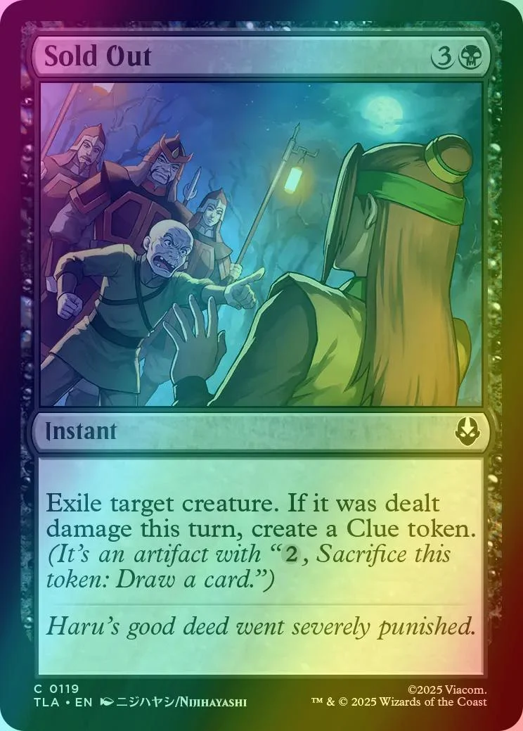 Sold Out [119] [Avatar: The Last Airbender] [Foil]