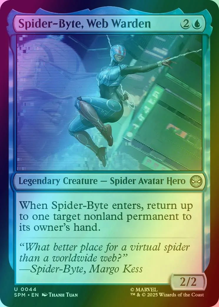 Spider-Byte, Web Warden [44] [Marvel's Spider-Man] [Foil]