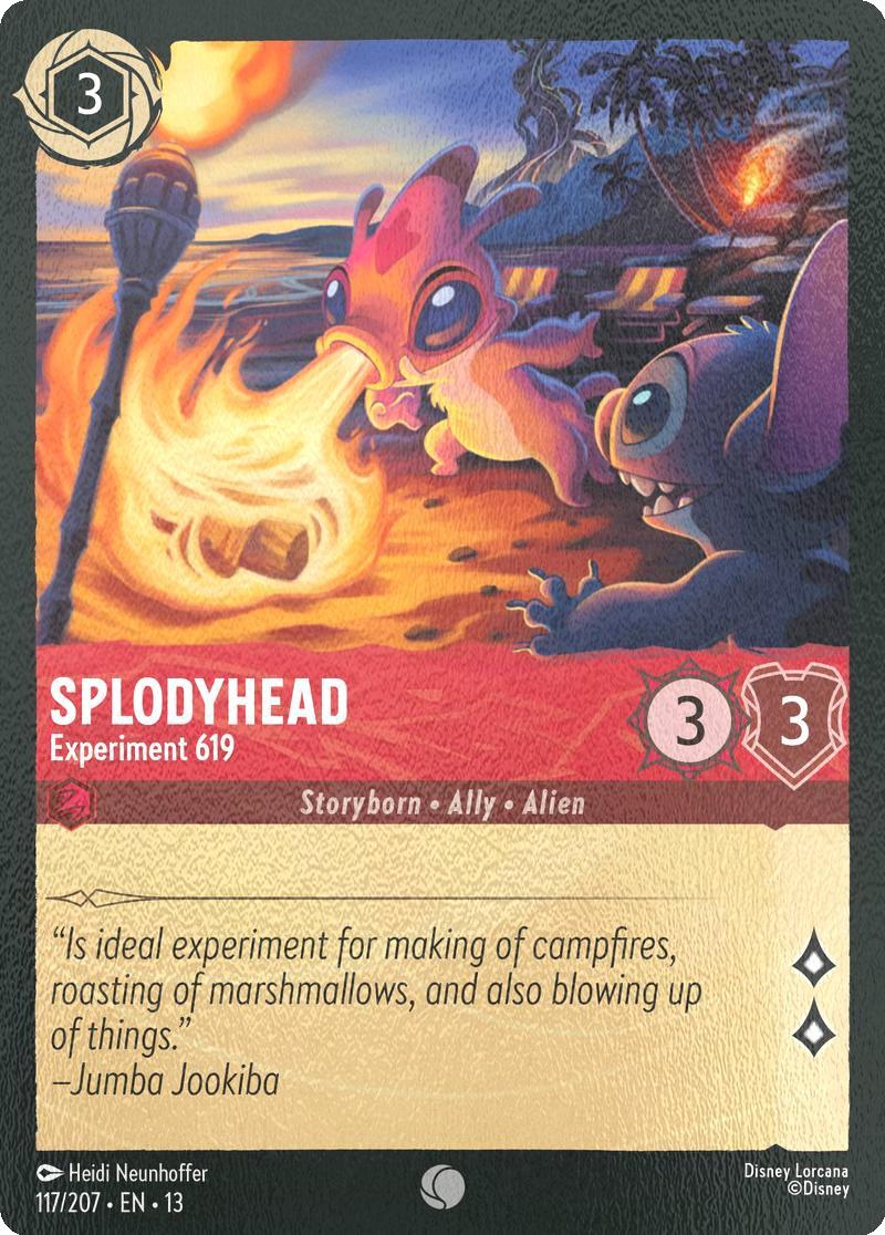 Splodyhead - Experiment 619 - 117/204 [Attack of the Vine!] [Cold Foil]