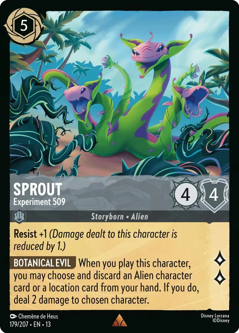 Sprout - Experiment 509 - 179/204 [Attack of the Vine!] [Non-Foil]