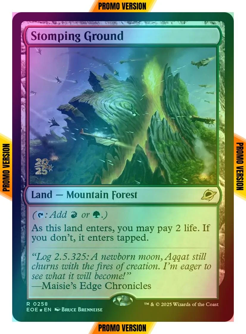 Stomping Ground [258s] [Prerelease] [Edge of Eternities: Promos] [Foil]
