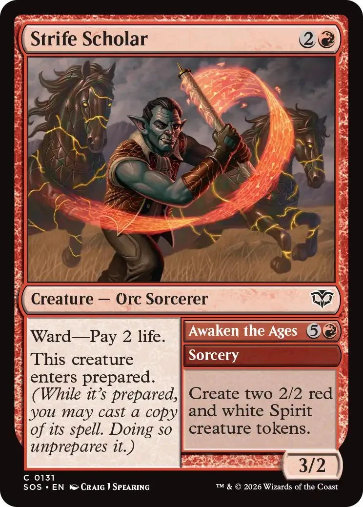 Strife Scholar // Awaken the Ages [131] [Secrets of Strixhaven] [Non-Foil]