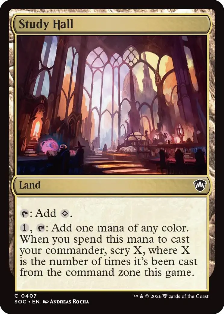 Study Hall [407] [Secrets of Strixhaven: Commander] [Non-Foil]