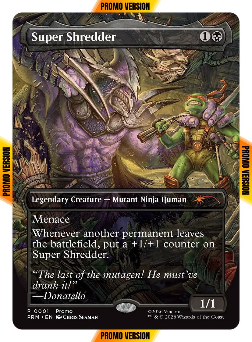 Super Shredder [9] [Borderless] [PRM-0001] [Spotlight Series] [Non-Foil]