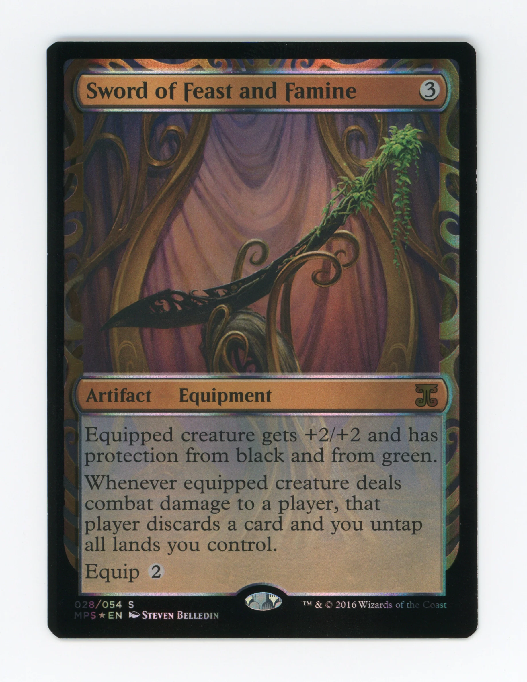 Sword of Feast and Famine — Damaged|Masterpiece Series|Foil — ID 18178