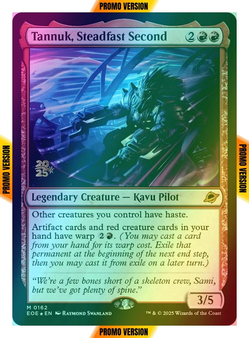 Tannuk, Steadfast Second [162s] [Prerelease] [Edge of Eternities: Promos] [Foil]