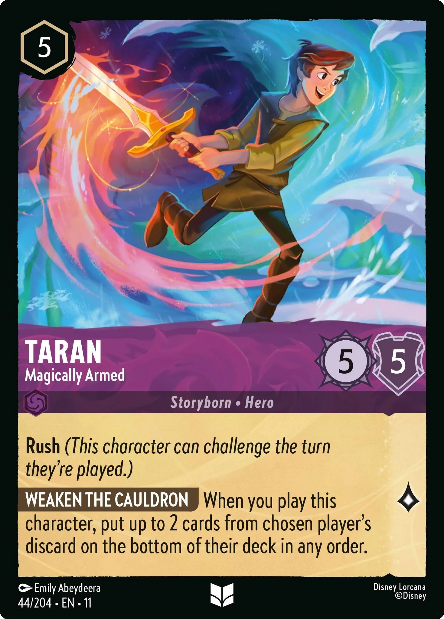 Taran - Magically Armed - 44/204 [Winterspell] [Non-Foil]