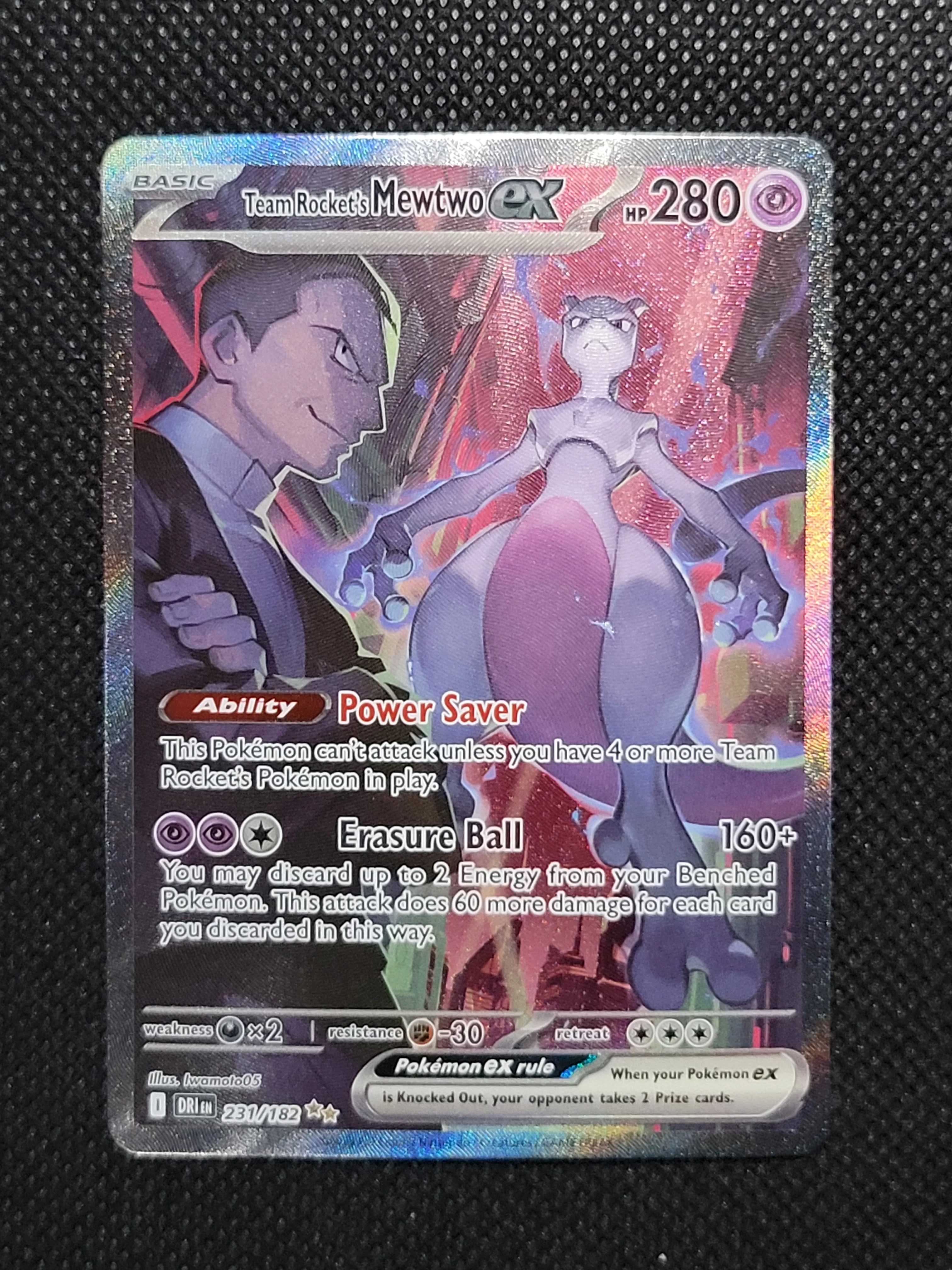 Team Rocket's Mewtwo ex — Special Illustration Rare — ID 17203 - Image 3