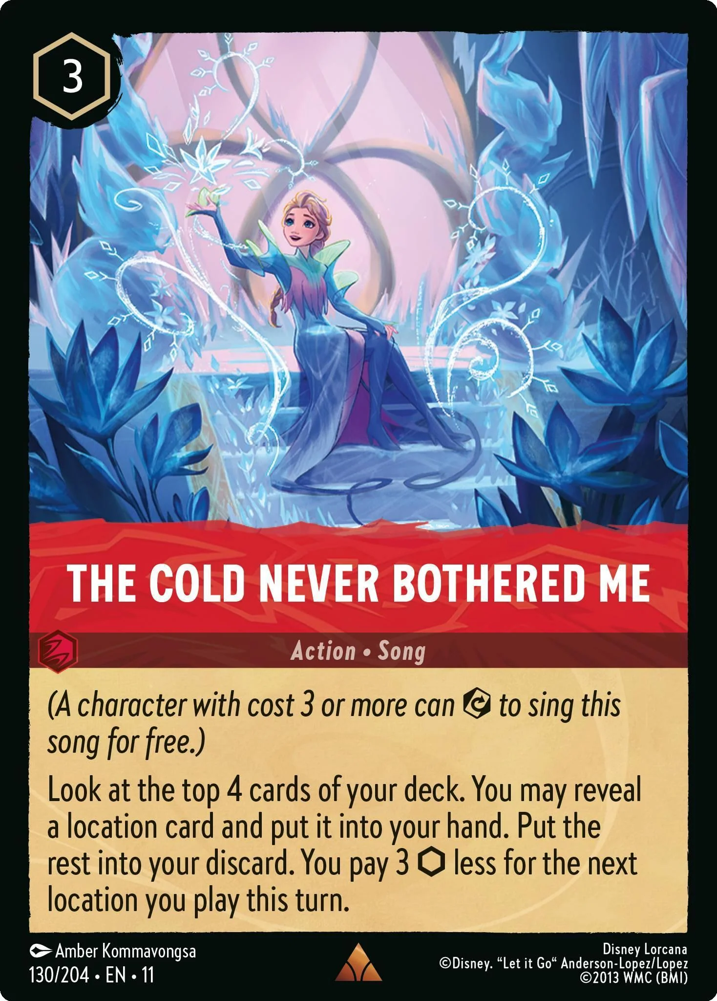 The Cold Never Bothered Me - 130/204 [Winterspell] [Non-Foil]