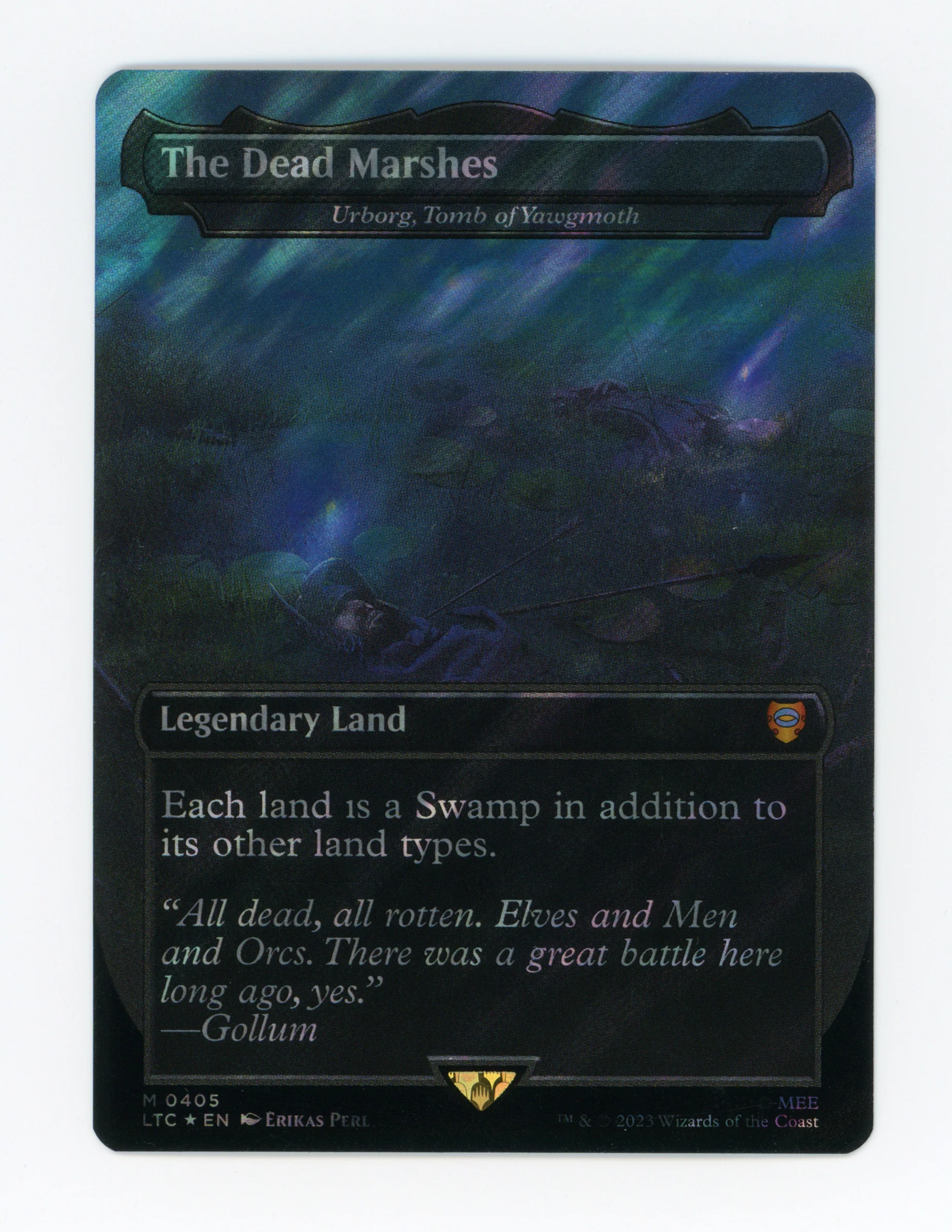 The Dead Marshes - Urborg, Tomb of Yawgmoth — Borderless|Realms and Relics|Surge Foil — ID 17958
