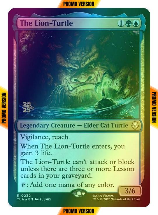 The Lion-Turtle [232s] [Prerelease] [Avatar: The Last Airbender: Promos] [Foil]