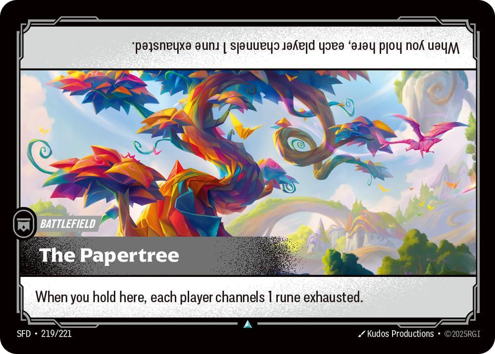 The Papertree - 219/221 [Spiritforged] [Non-Foil]