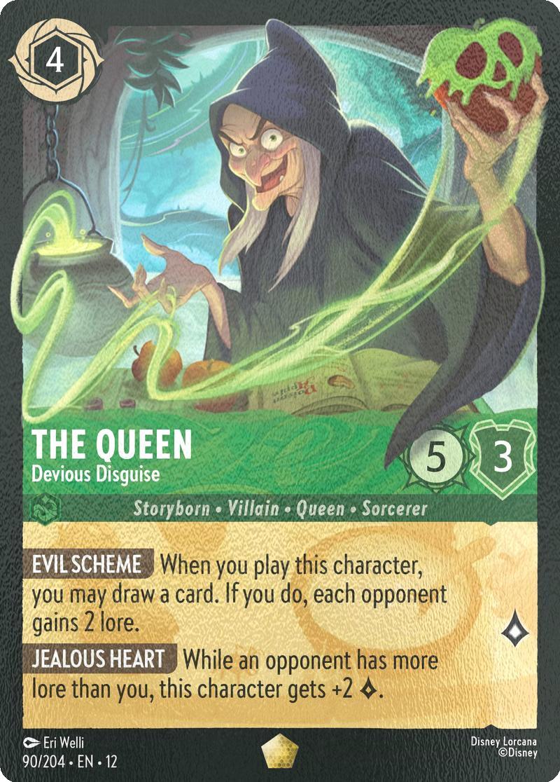 The Queen - Devious Disguise - 90/204 [Wilds Unknown] [Cold Foil]