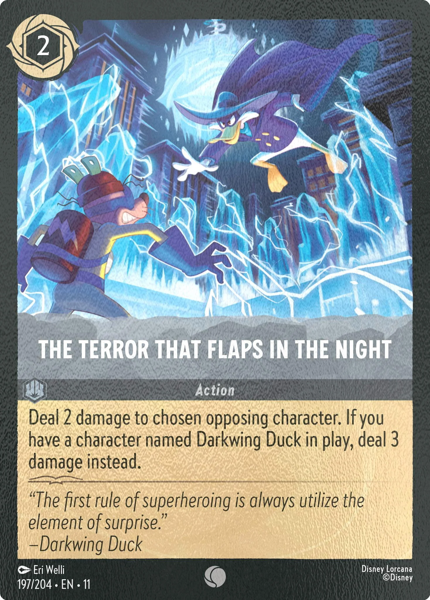 The Terror That Flaps in the Night - 197/204 [Winterspell] [Cold Foil]