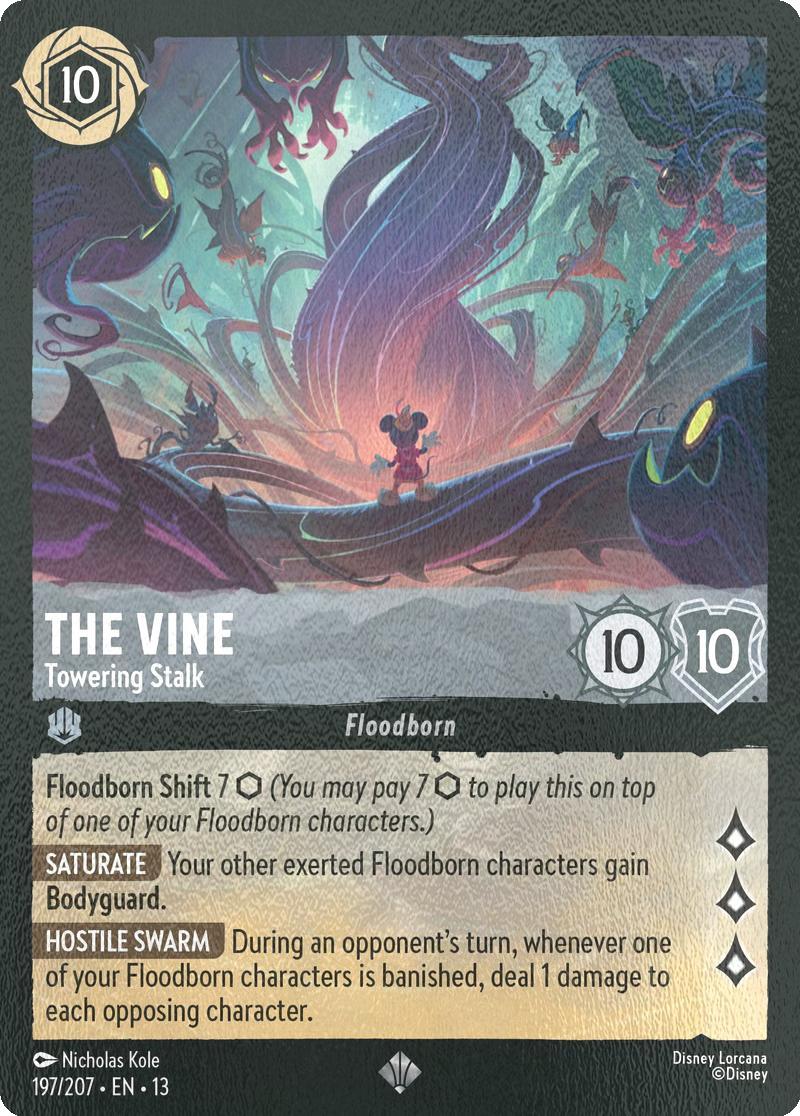 The Vine - Towering Stalk - 197/204 [Attack of the Vine!] [Cold Foil]