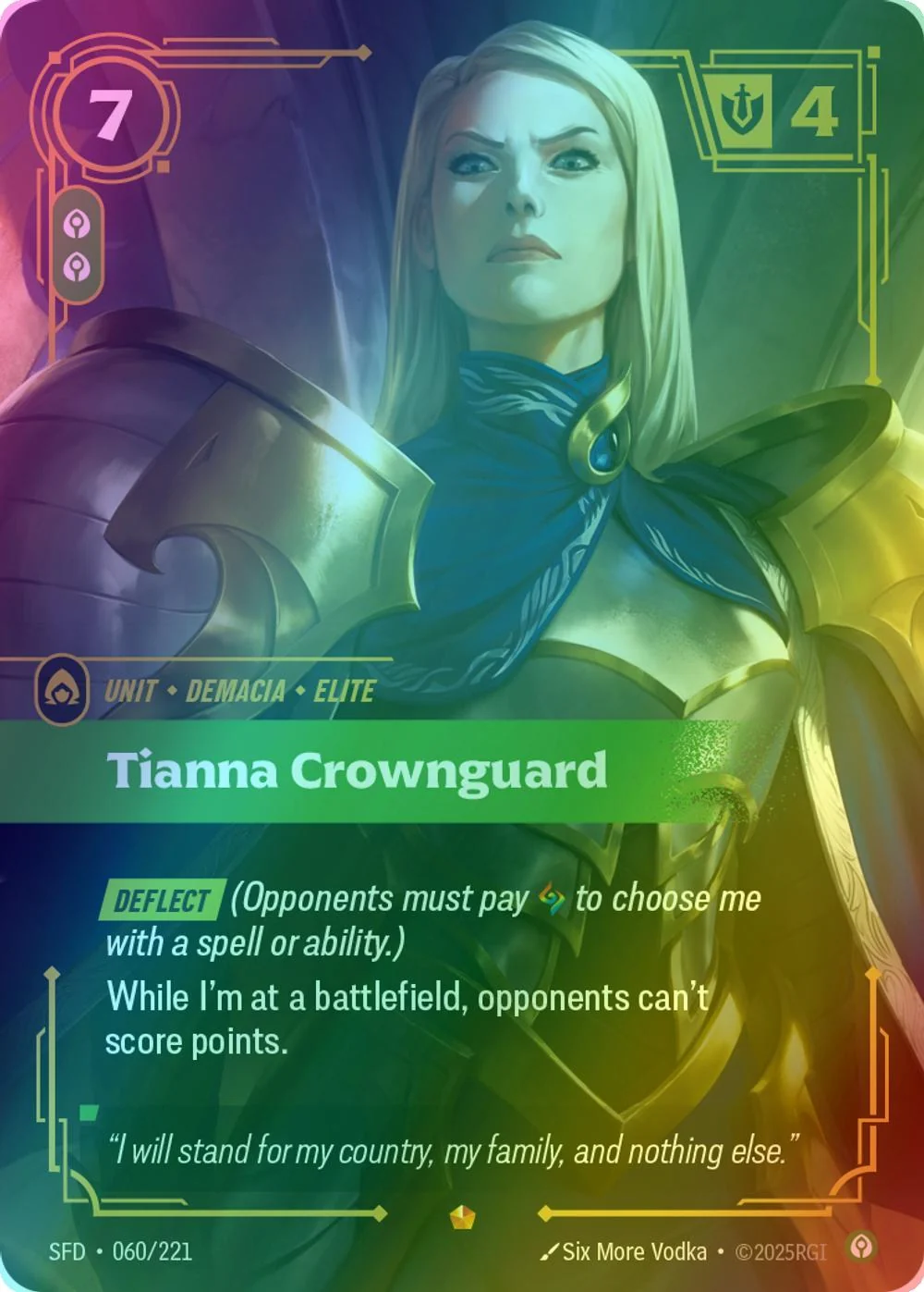 Tianna Crownguard - 060/221 [Spiritforged] [Foil]