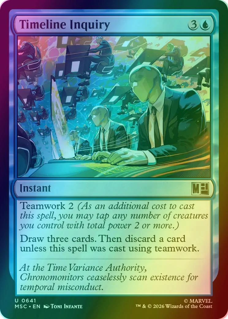 Timeline Inquiry [641] [Jumpstart] [Marvel Super Heroes: Commander] [Foil]