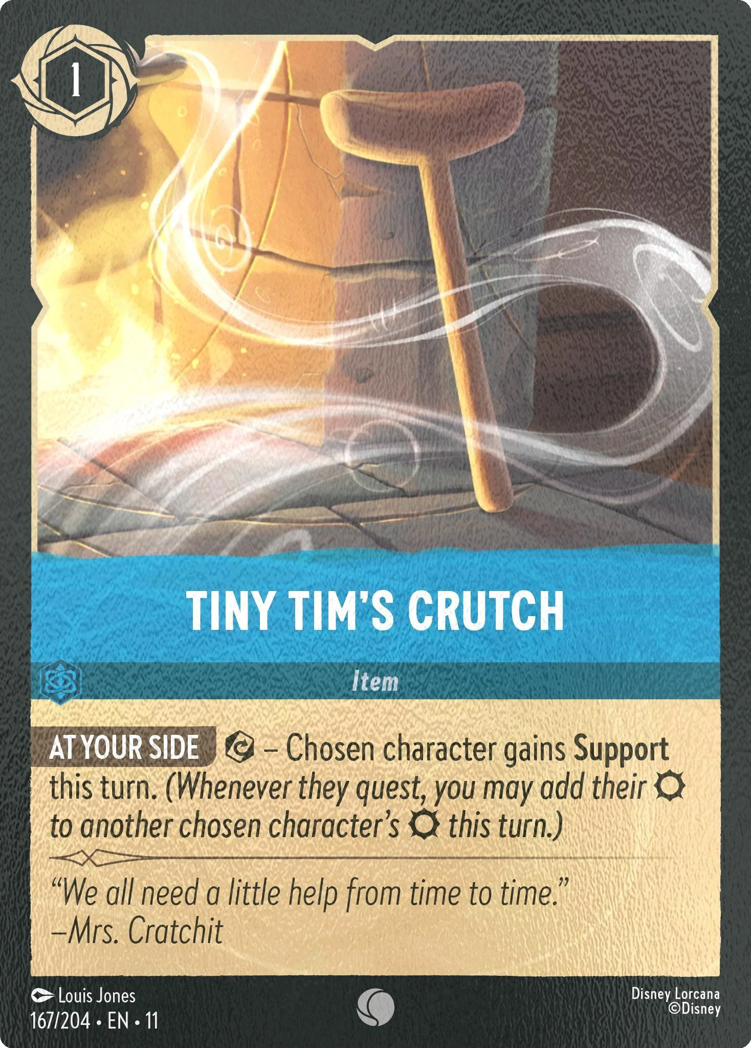 Tiny Tim's Crutch - 167/204 [Winterspell] [Cold Foil]